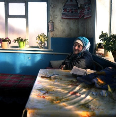Nadejda Tislenko (71 years). When this widow met up with the reporter and photographer she immediately called a neighbour, saying, 'Hurry, quick, come over. There’s interesting people here, and they’re not missionaries!’