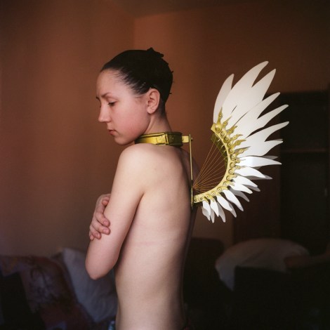 Mariya Kozhanova, Metal Wings, 2012, from Declared Detachment series